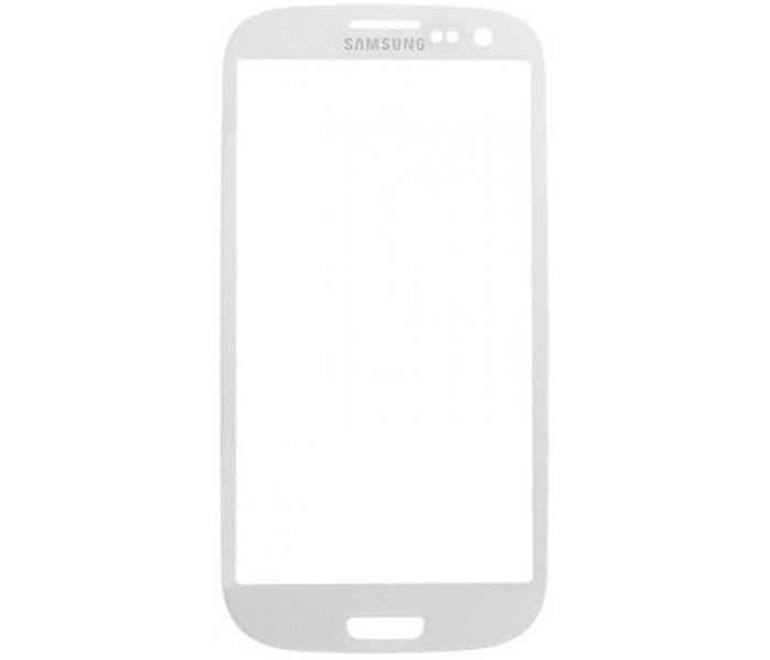 Galaxy S3 Front Screen Glass Replacement (White)